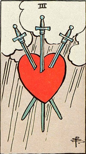 Tarot Drei der Schwerter