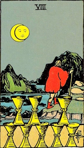 Acht der Kelche gemeinfrei