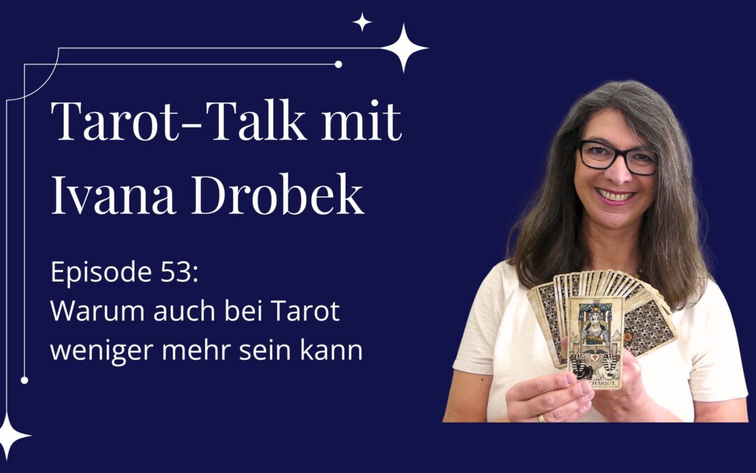 Podcast-Cover: Weniger ist mehr im Tarot