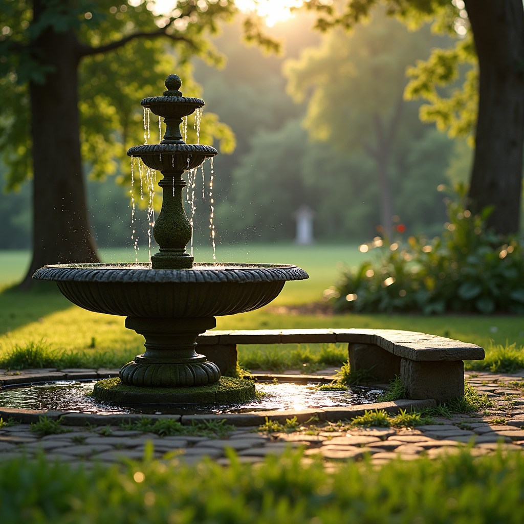 Springbrunnen im Park
